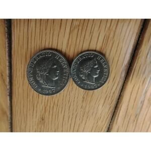 Confederatio Helvetica 1947 Handmade Coin Pin